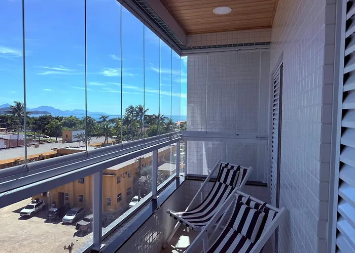Apt Toninhas 4 Min A Pe Ate A Praia, Piscina, Churrasqueira E Ar Condicionado Ubatuba